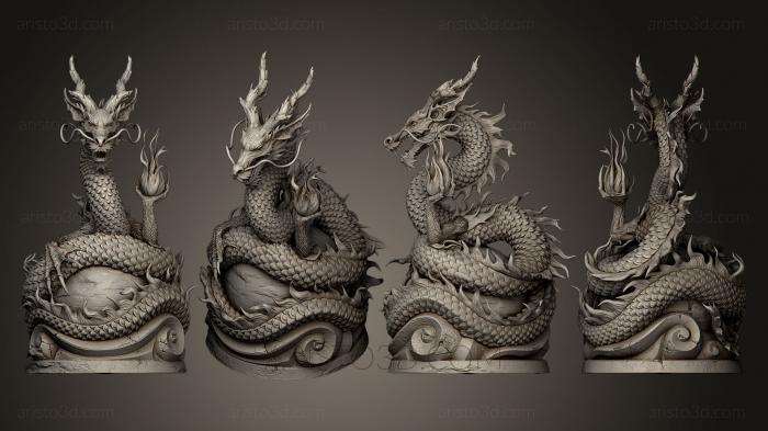 Figurines of griffins and dragons (STKG_0066) 3D model for CNC machine